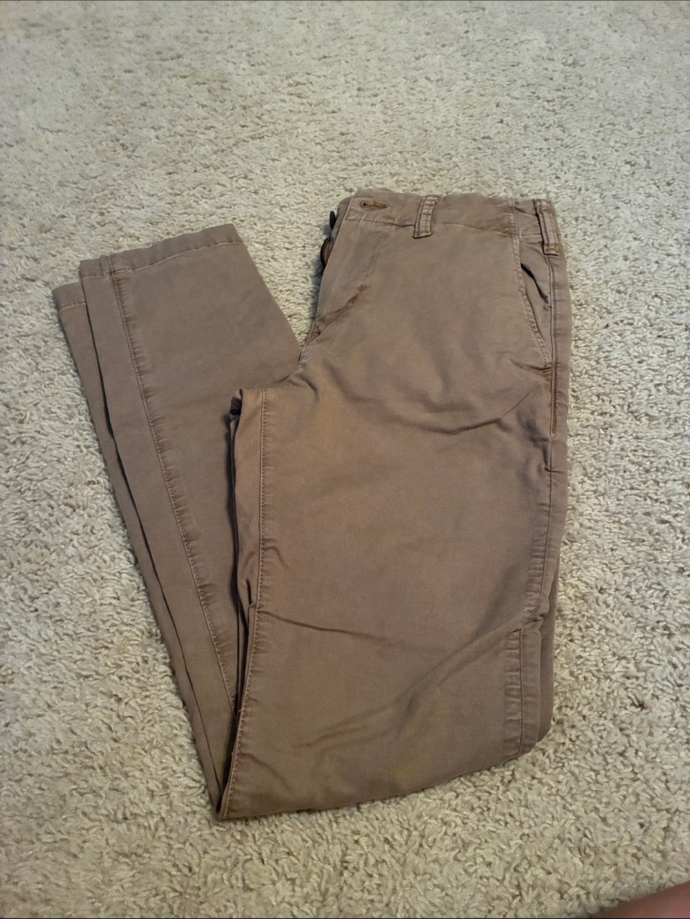 American Eagle Men's Chino Pants in Brown (29 x 34)